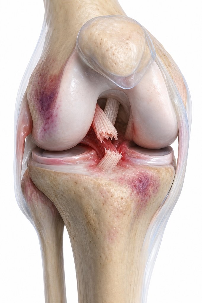 Affected anatomy illustration